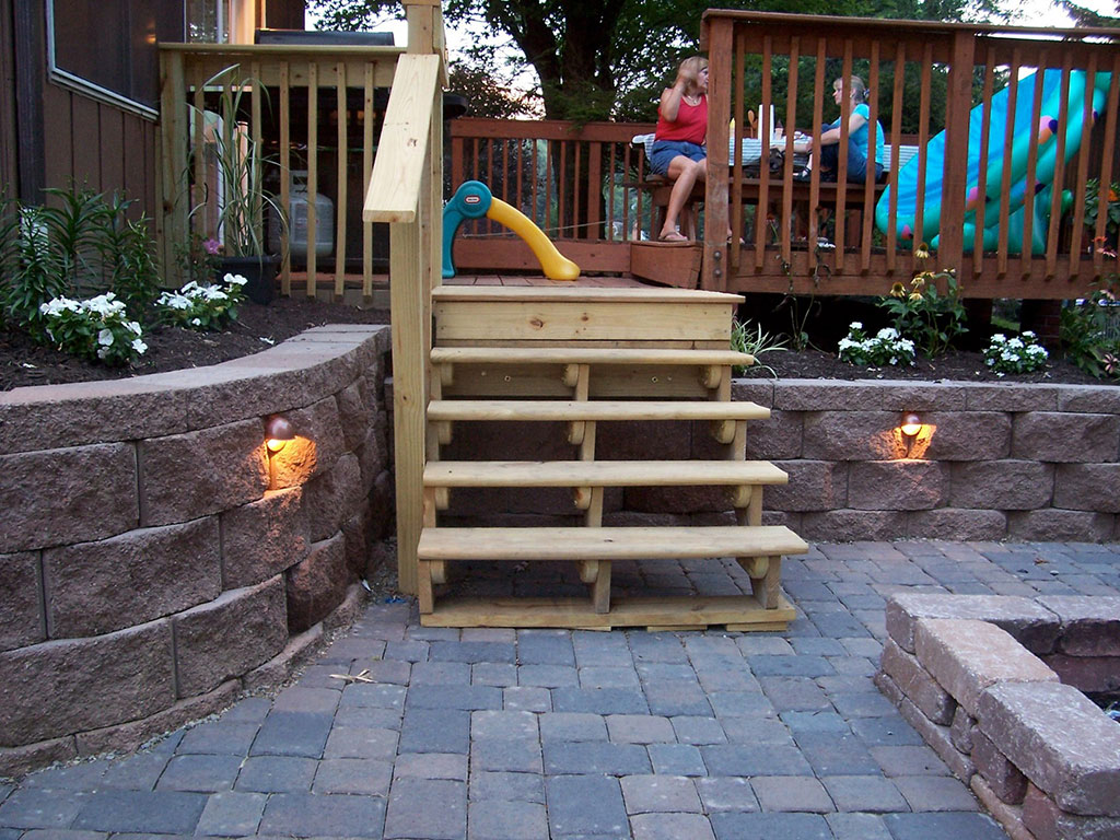 New-look patio and deck